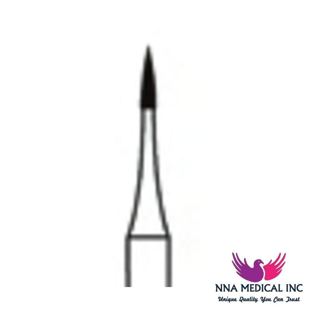 NNA MEDICAL - Needle Trimming & Finishing Carbide Bur – Ø 0.9 mm, 3.6 mm Head – 12/30 Flutes, Pack of 5