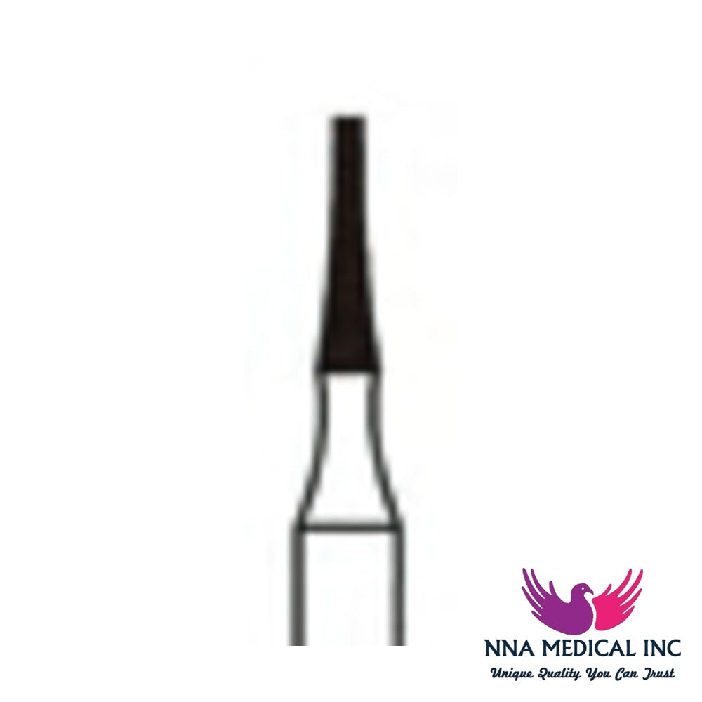 NNA MEDICAL - Interproximal Trimming & Finishing Carbide Bur – Ø 1.0 mm, 6.0 mm Head – 12/30 Flutes, Pack of 5