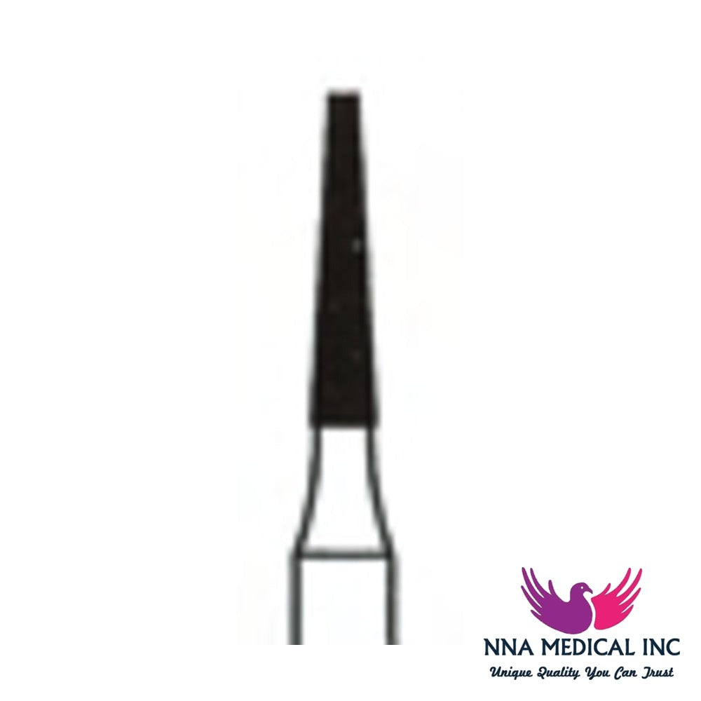 NNA MEDICAL - Taper Trimming & Finishing Carbide Bur – Ø 1.8 mm, 9.0 mm Head – 12/30 Flutes, Pack of 5