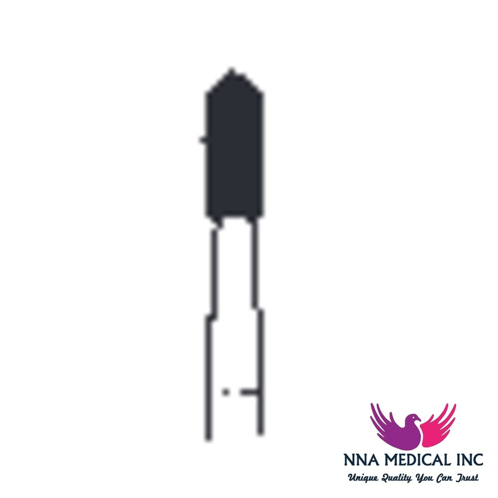 NNA MEDICAL - Chamfering Trimming & Finishing Carbide Bur – Ø 1.5 mm – 12/30 Flutes, Pack of 5