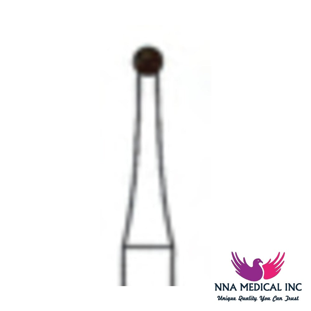 NNA MEDICAL - Fine Cross Cut Round "Beaver" Carbide Bur – Ø 1.4 mm – Crosstech, Pack of 10