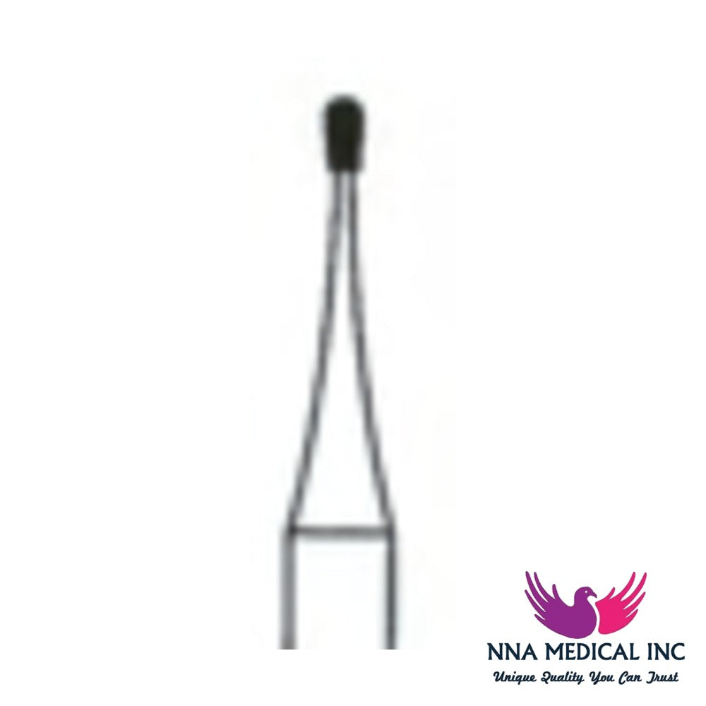 NNA MEDICAL - Fine Cross Cut Pear "Beaver" Carbide Bur – Ø 1.0 mm, 1.6 mm Head – Crosstech, Pack of 10