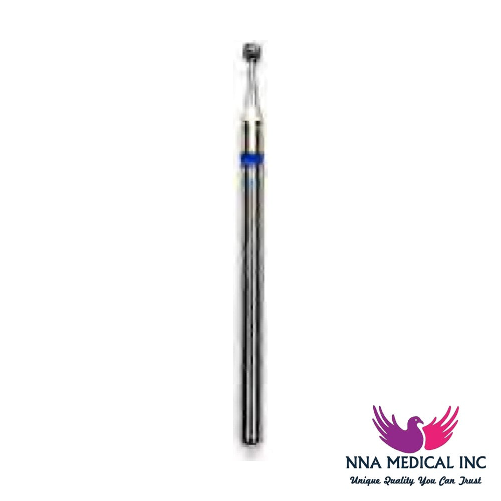 NNA MEDICAL - Crosstech Surgical Length Diamond Bur Fig. 801 – Ø 1.2 mm – 25 mm FG, Pack of 5
