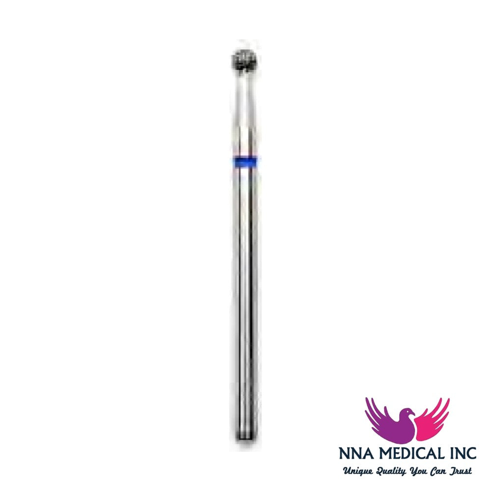 NNA MEDICAL - Crosstech Surgical Length Diamond Bur Fig. 801 – Ø 1.6 mm – 25 mm FG, Pack of 5