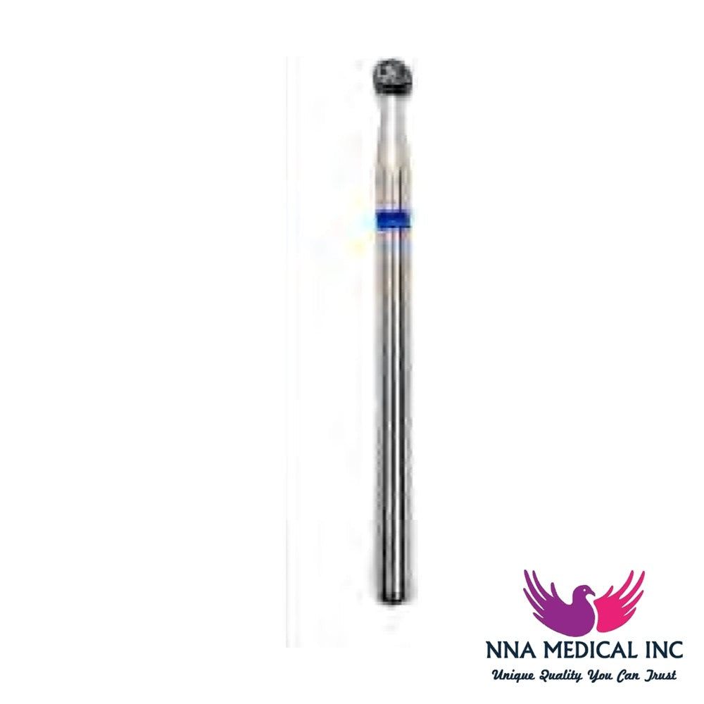 NNA MEDICAL - Crosstech Surgical Length Diamond Bur Fig. 801 – Ø 1.8 mm – 25 mm FG, Pack of 5