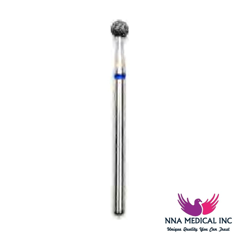 NNA MEDICAL - Crosstech Surgical Length Diamond Bur Fig. 801 – Ø 2.3 mm – 25 mm FG, Pack of 5