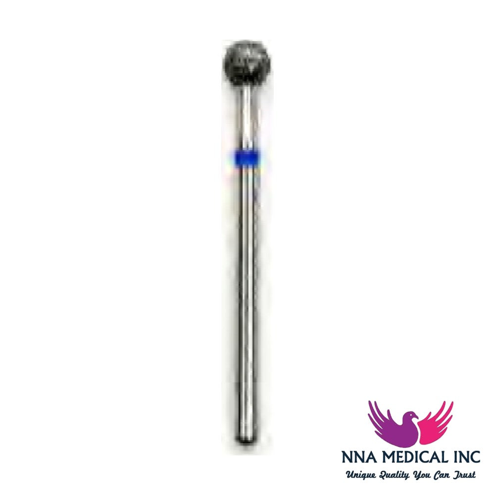 NNA MEDICAL - Crosstech Surgical Length Diamond Bur Fig. 801 – Ø 2.9 mm – 25 mm FG, Pack of 5