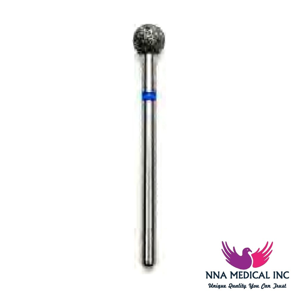 NNA MEDICAL - Crosstech Surgical Length Diamond Bur Fig. 801 – Ø 3.3 mm – 25 mm FG, Pack of 5