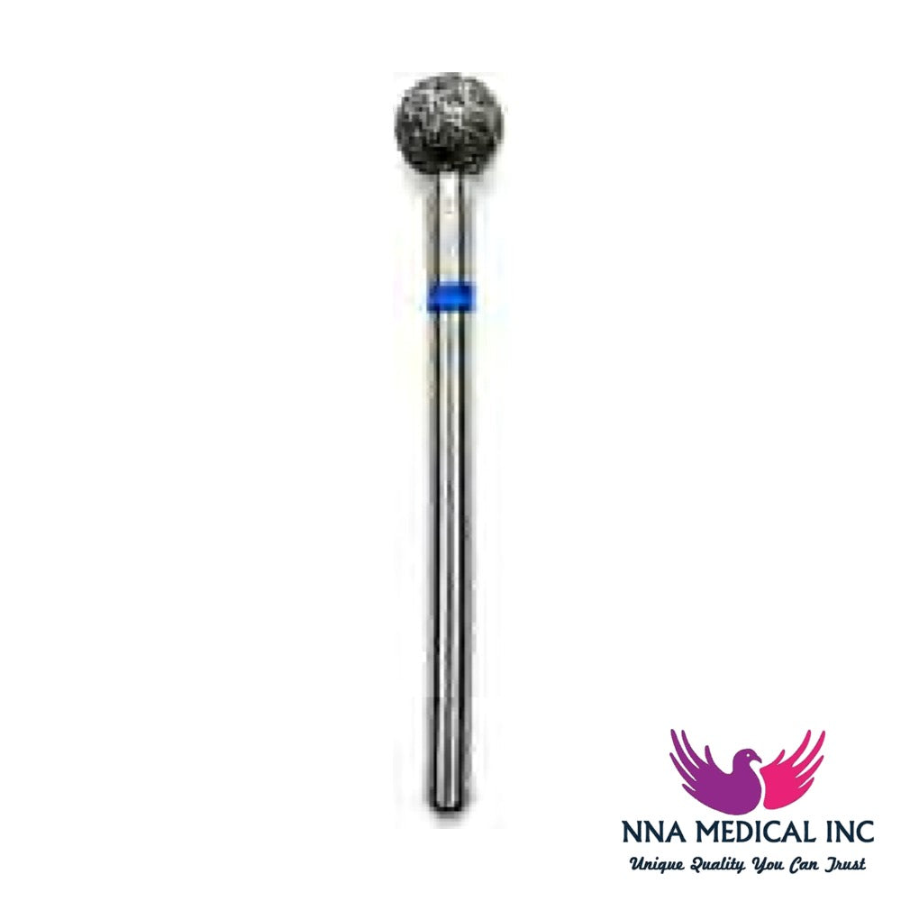 NNA MEDICAL - Crosstech Surgical Length Diamond Bur Fig. 801 – Ø 3.5 mm – 25 mm FG, Pack of 5
