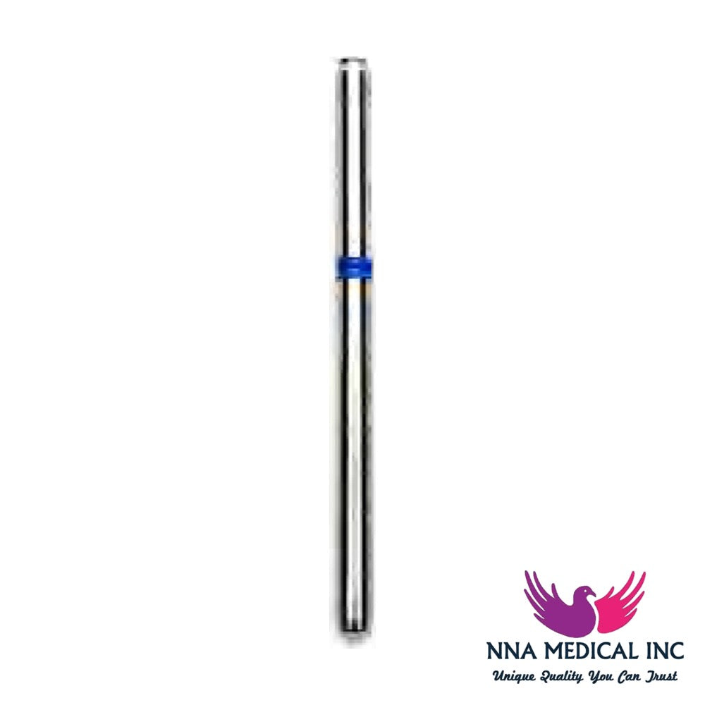 NNA MEDICAL - Crosstech Surgical Length Diamond Bur Fig. 10839 – Ø 1.6 mm – 25 mm FG, Pack of 5