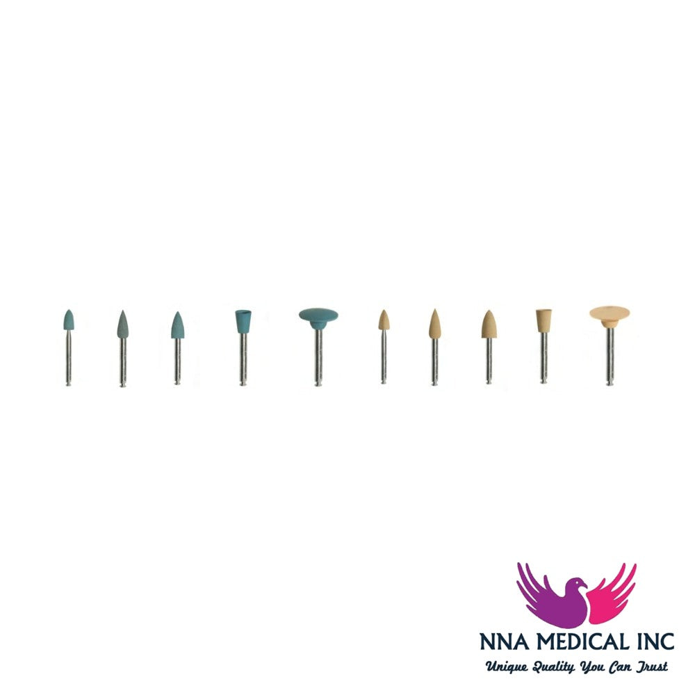 NNA MEDICAL - Crosstech 2 Dia Gloss Two-Step Diamond Composite Polishers – Pack of 6