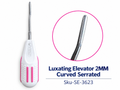 Luxating Elevator – 2MM Curved Serrated Copack Plastic Handle