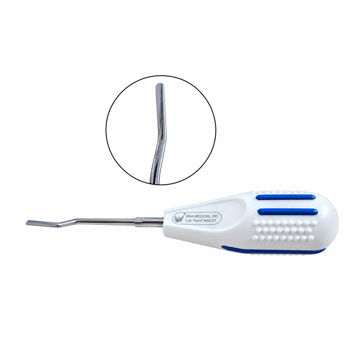 NNA MEDICAL | Luxating Elevator – 3 mm Inverted Curved Copack Plastic Handle