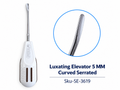 Luxating Elevator – 5 MM Curved Serrated Copack Plastic Handle