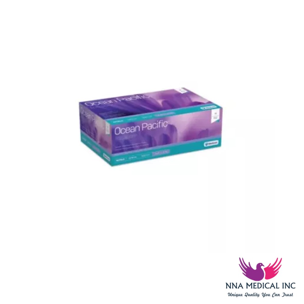 Ocean Pacific Intuition Nitrile Medical Examination Gloves, Textured, Lilac – image 2