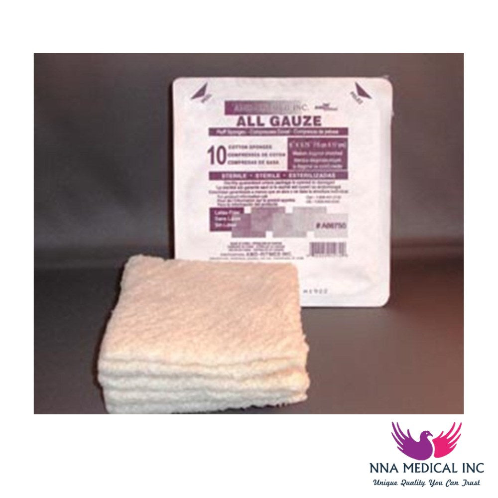 Ritmed Fluff Gauze Sponges, 6" x 6 3/4"