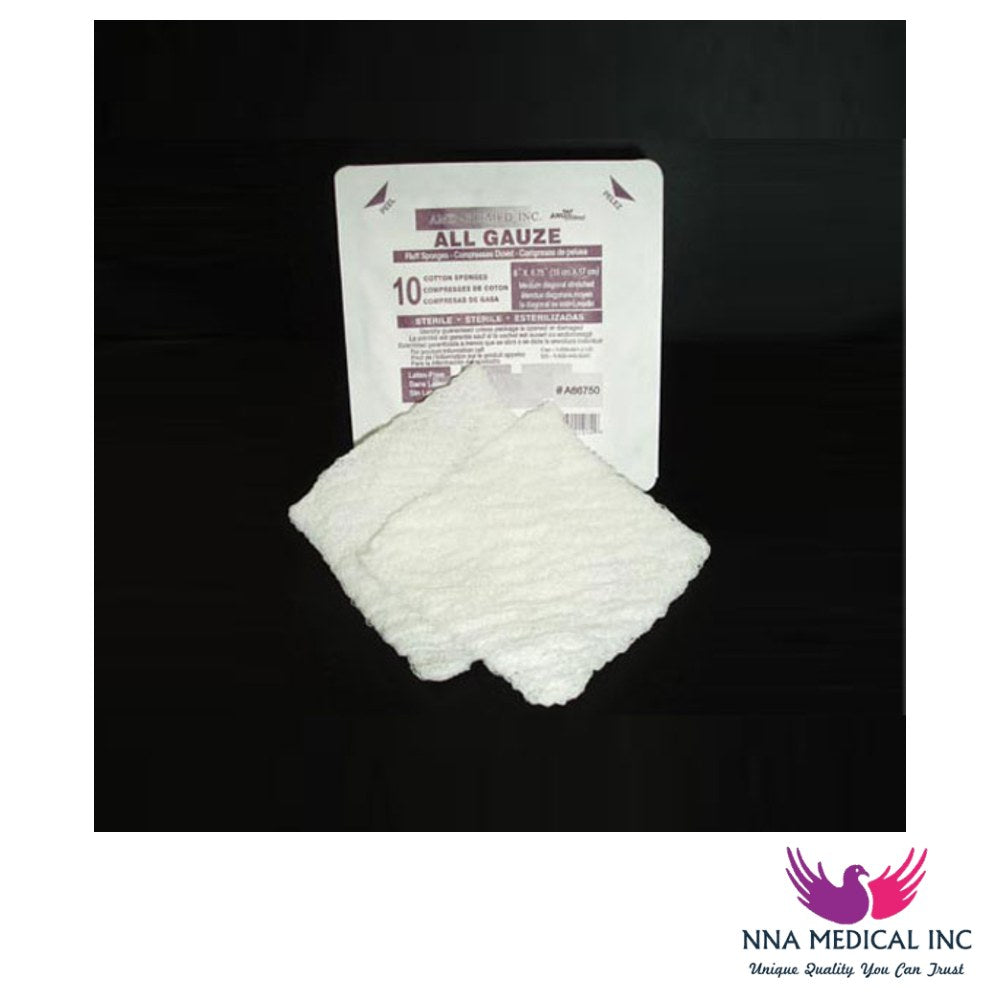 Ritmed Fluff Gauze Sponges, 6" x 6 3/4" – image 2