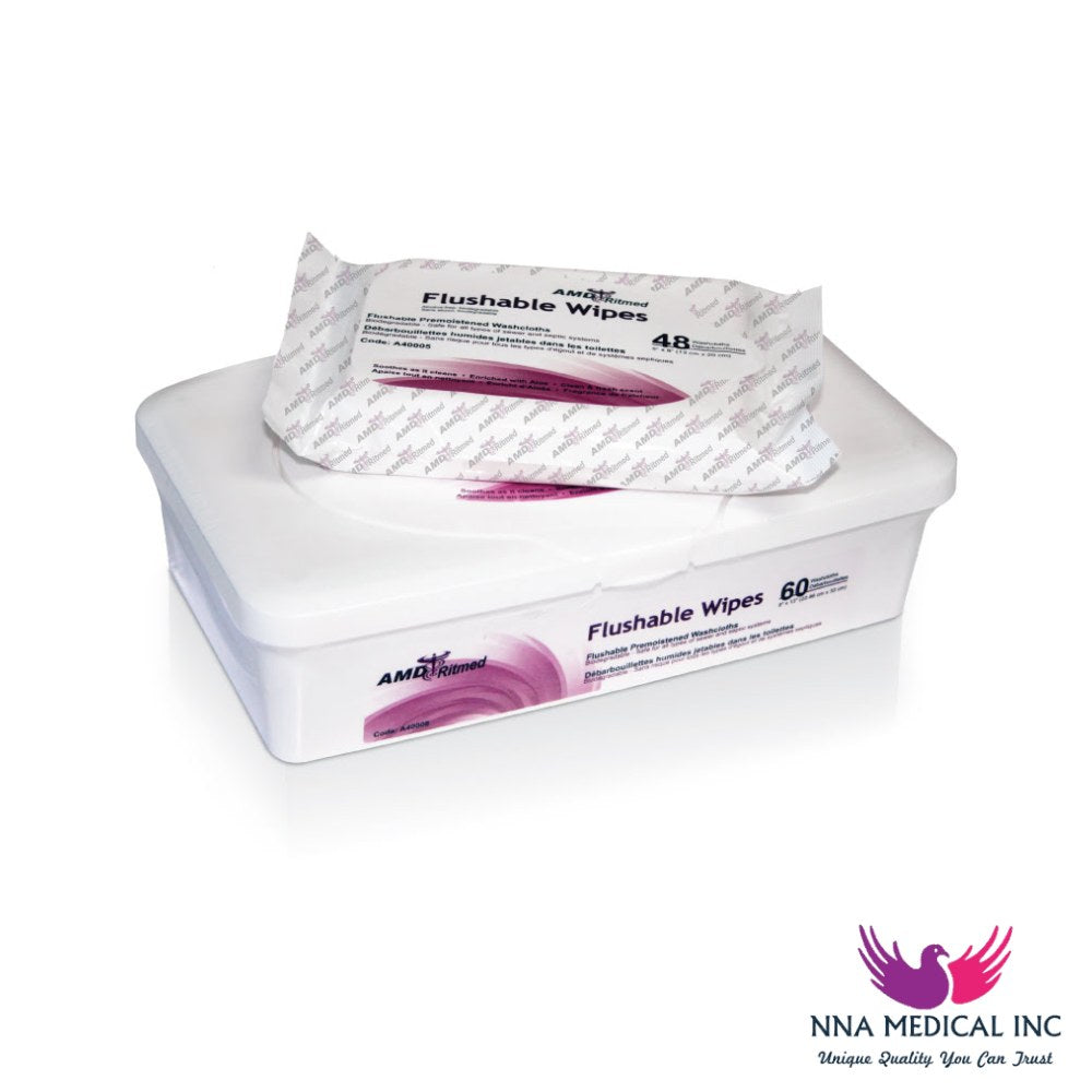 Ritmed Flushable Wet Wipes