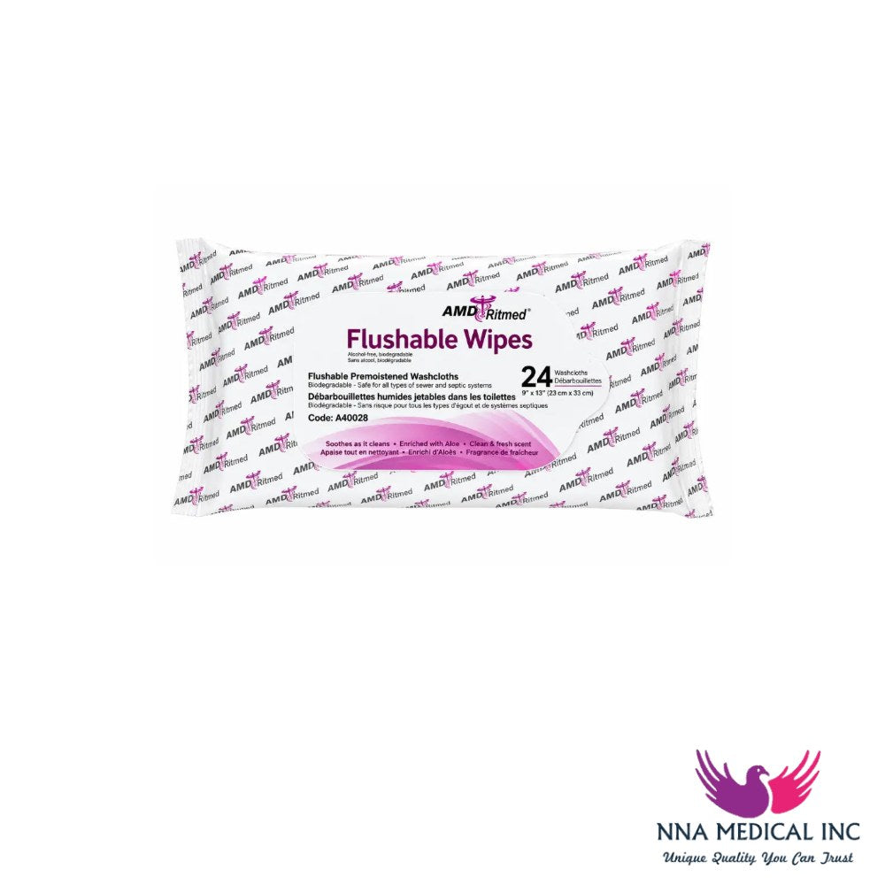 Ritmed Flushable Wet Wipes – image 3