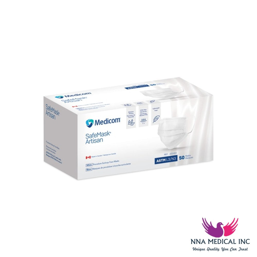 SafeMask Artisan Procedure Earloop Masks, L3