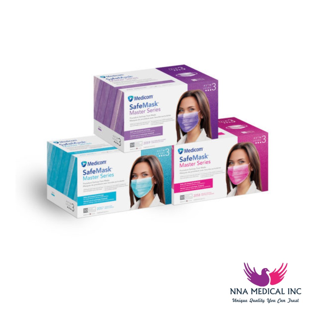 SafeMask Master Series Procedure Earloop Masks, L3 – image 2