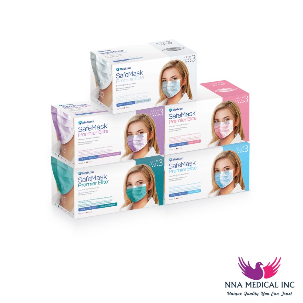SafeMask Premier Elite Procedure Earloop Masks, L3 – image 2