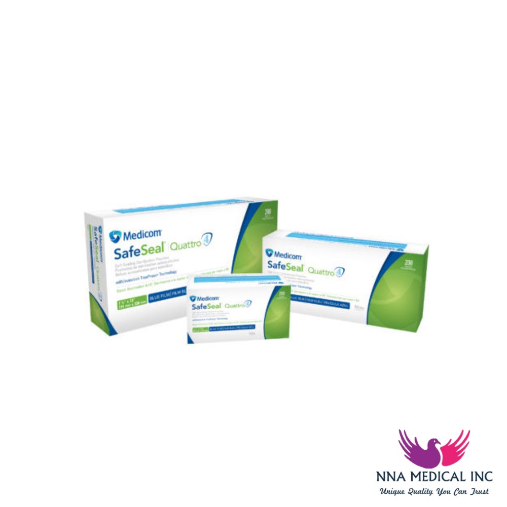 SafeSeal Quattro Self-sealing Sterilization Pouches – image 2