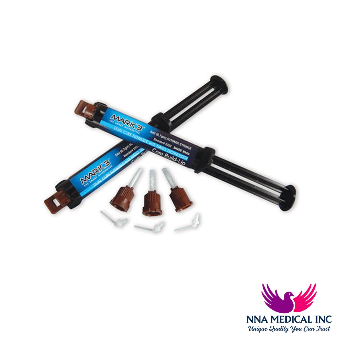 Core Build-Up Dual Cure Automix 2/pk - MARK3 - NNA Medical
