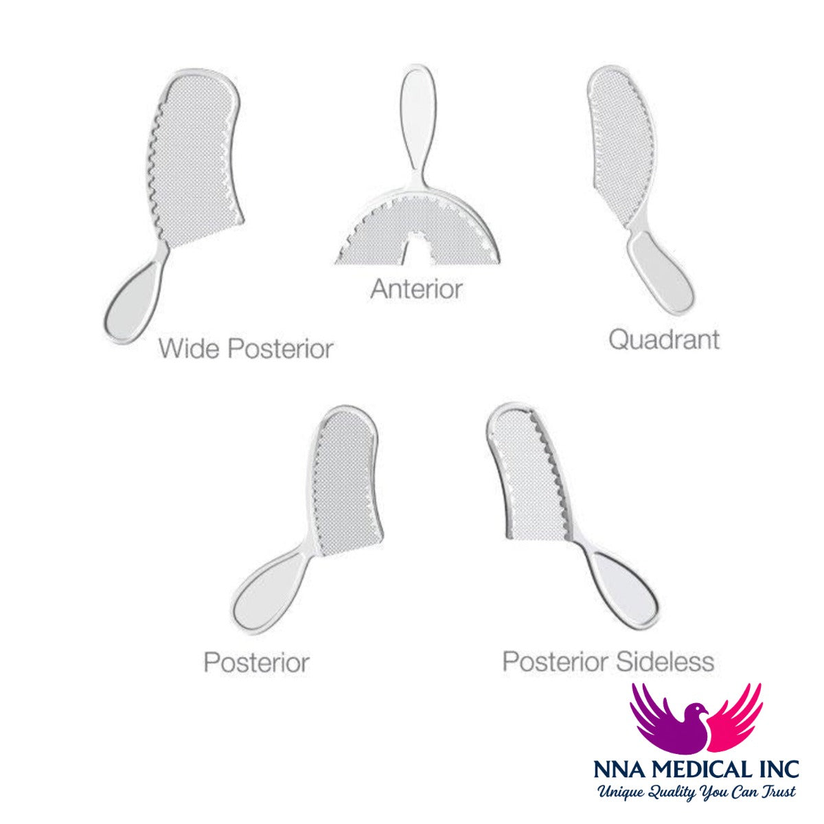 Premium Bite Registration Trays - MARK3 - NNA Medical