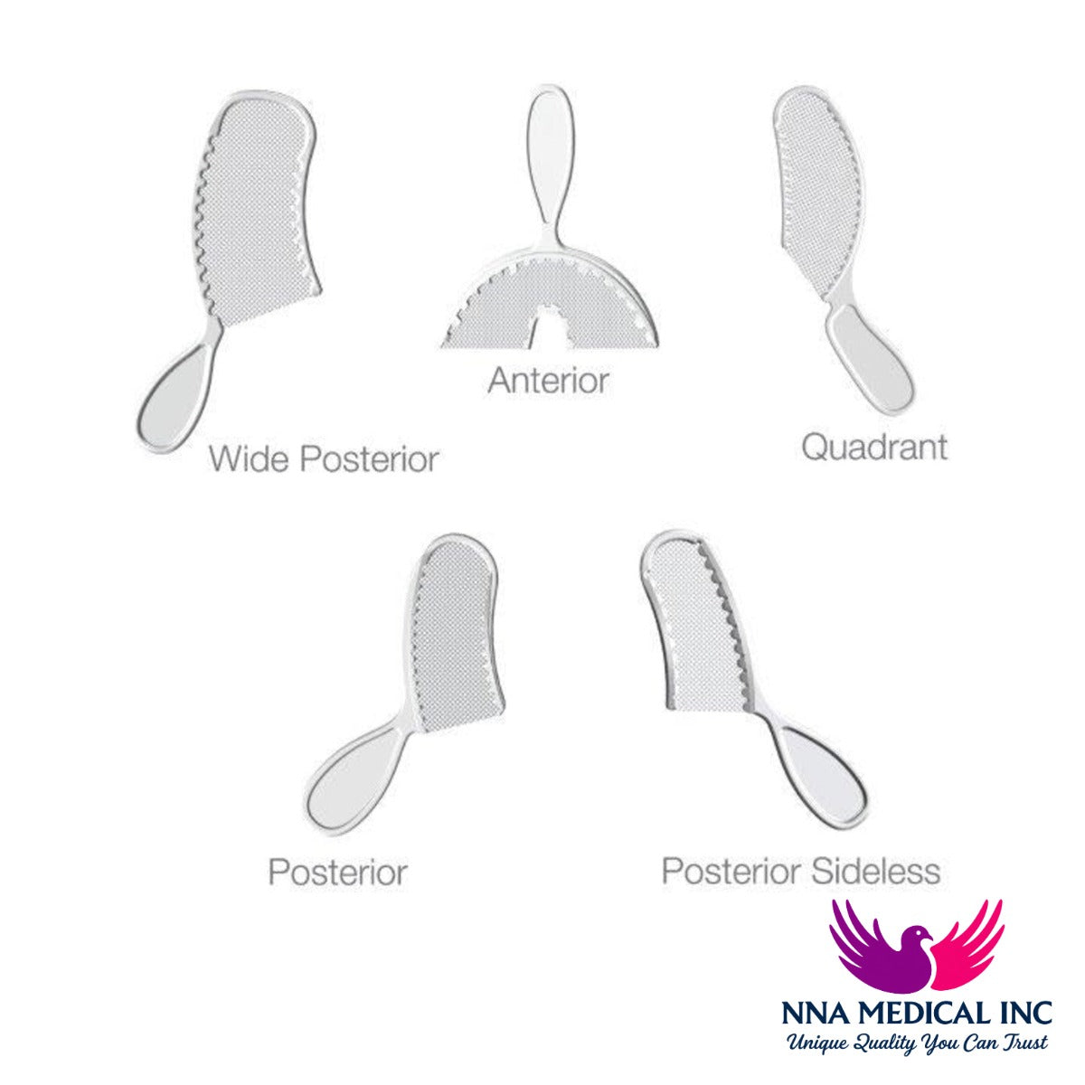 Premium Bite Registration Trays - MARK3 - NNA Medical
