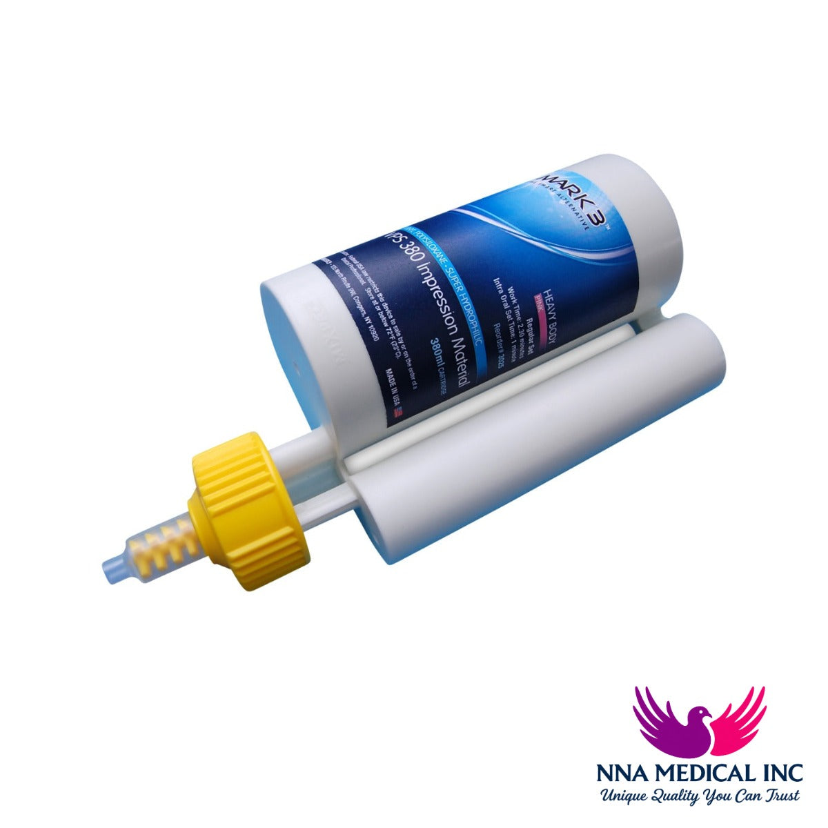 VPS 380 Heavy Body Fast Set Impression Material - MARK3 - NNA Medical