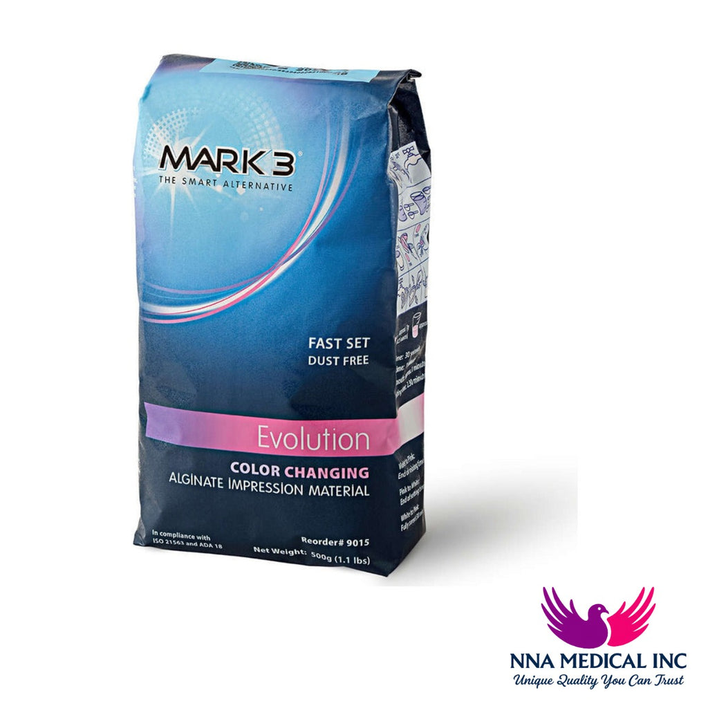 Evolution Color Changing Alginate Dust Free Fast Set 1.1 lb - MARK3 - NNA Medical