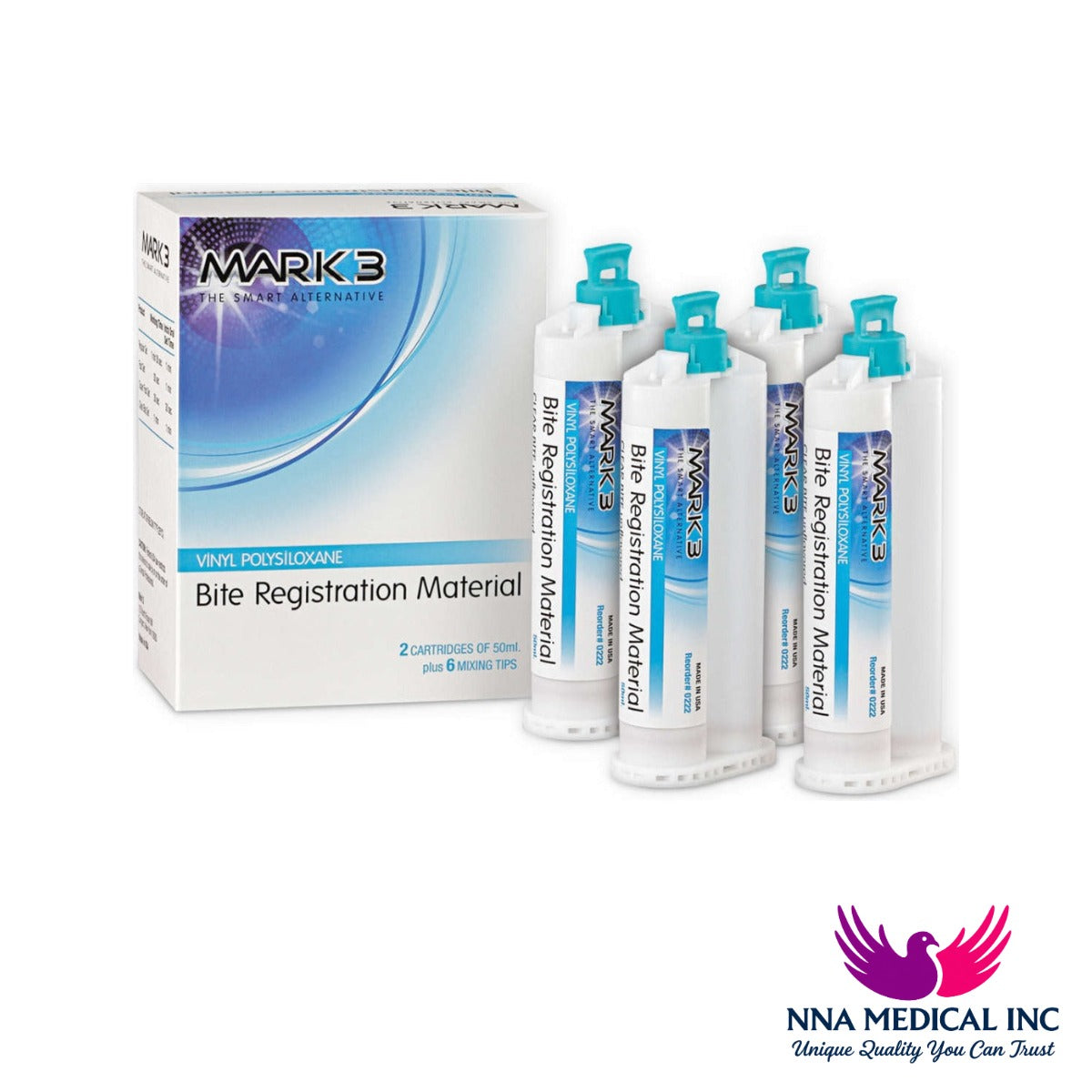 Bite Registration VPS 4/pk 50ml - MARK3 - NNA Medical